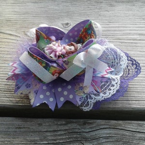 Sofia the First Bow, Princess Sofia Hair Bow, Sofia the First Clay Bow ...