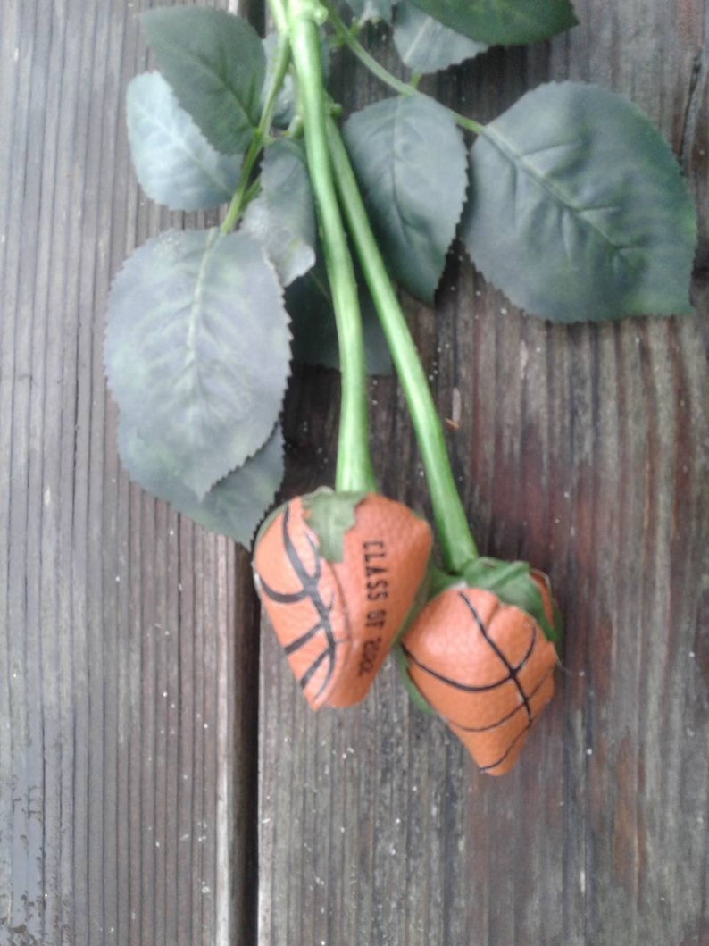 Home & Kitchen Handmade Products Personalized Basketball Rose Home