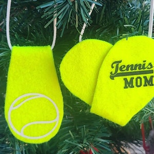 Personalized Tennis ornament, Christmas ornament, custom ornament, custom gift, team ornament, sports ornament, tennis player, tennis gift