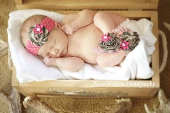 Hair Bow With Sandals Barefoot Sandal Set Headband With Sandals