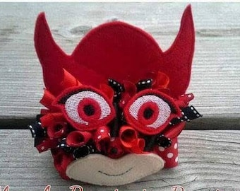 Owlette over the top bow, PJ Mask hair bow, Funky Loopy bow, Korker bow, PJ mask party, Birthday party decor, Stacked bow, Ready to ship