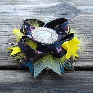 Army bow, US Army hair bow, Army strong, Camo bow, Army Camo bow, Army strong bow, Stacked bow, Boutique bow, afbeelding 4