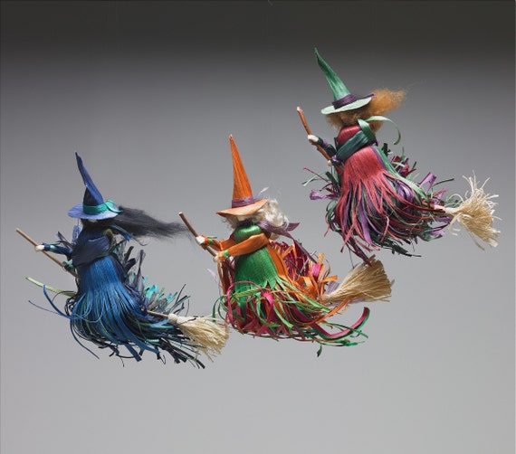 Corn Shuck Kitchen Witch Corn Husk Kitchen Witch Halloween Etsy