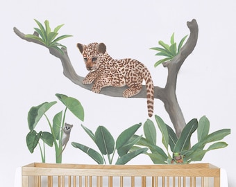 Baby Jaguar and Friends Wall Decal