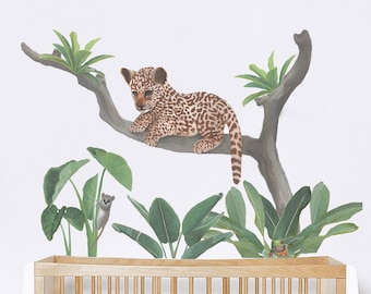 Baby Jaguar und Freunde Wandsticker