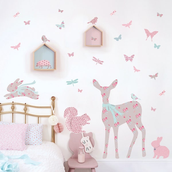 Fawn Wall Decal Etsy