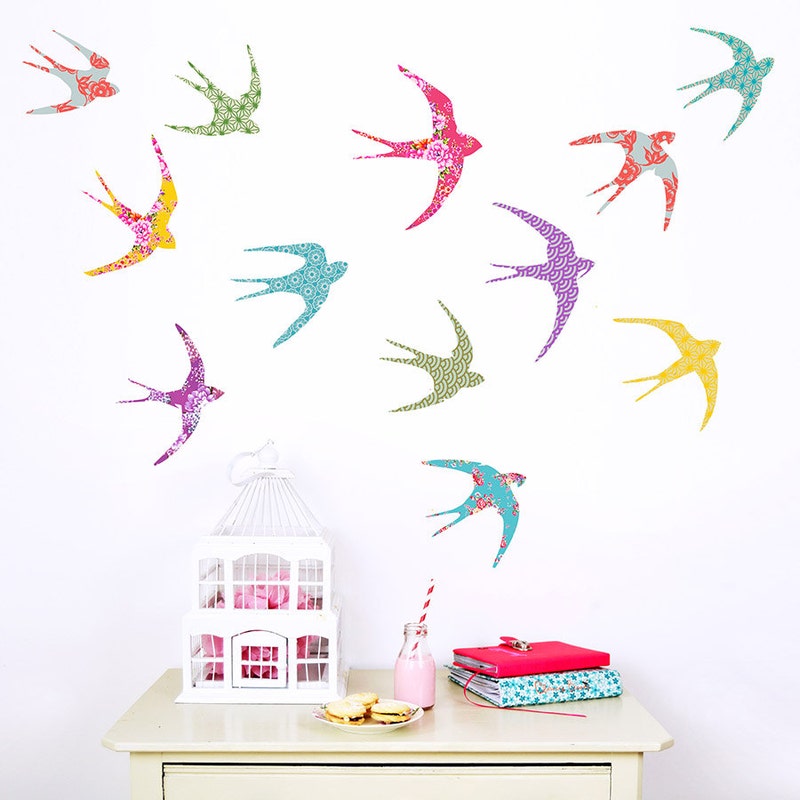 Bird Wall Decal - Etsy