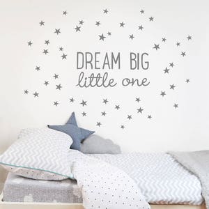 Dream Big Little One fabric wall sticker image 3