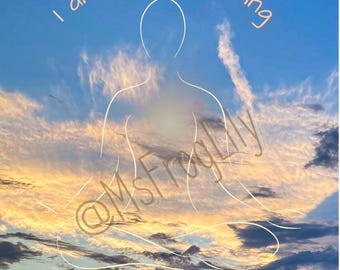 Glow of Being – Printable Affirmation Card Set – 3 Nature-Inspired Designs – Digital Self-Care Art