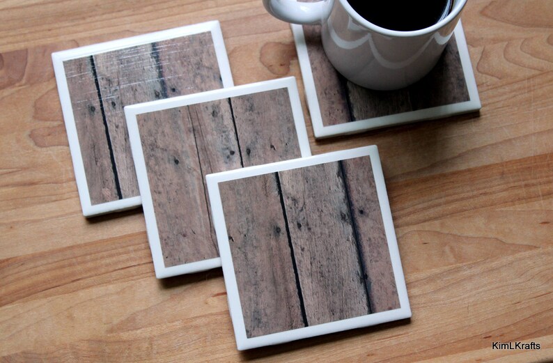 Coasters Tile Handmade Coasters Wood Design Coasters Etsy