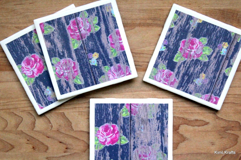 Tile Coasters Ceramic Coasters Ceramic Tile Coasters Etsy