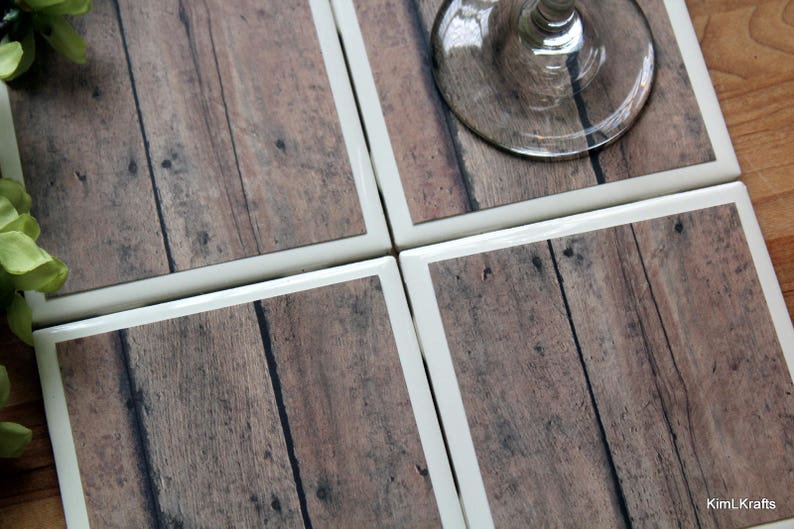 Coasters Tile Handmade Coasters Wood Design Coasters Etsy