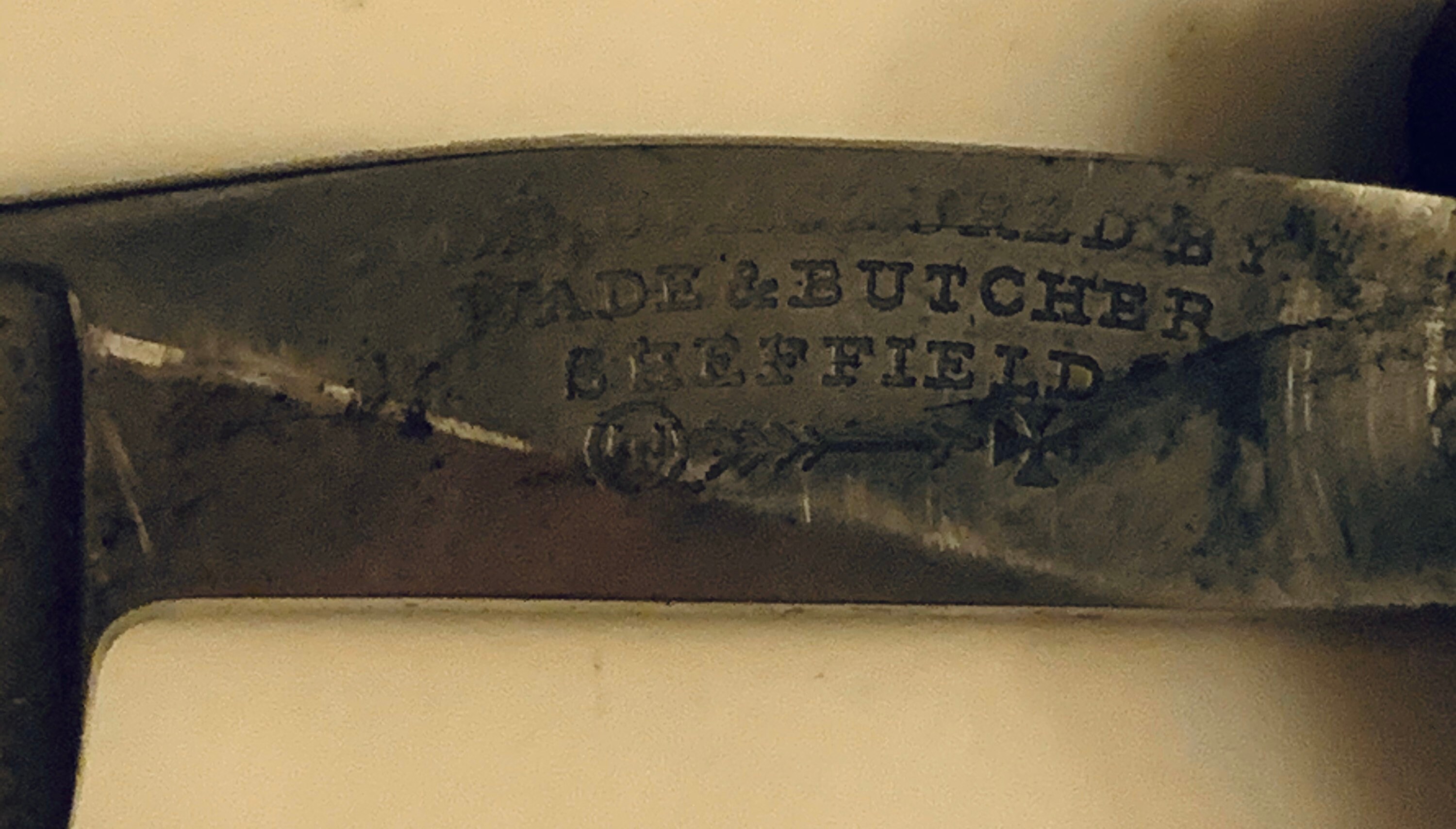 Vintage Wade and Butchers Straight Edge Barbers Knife Etsy