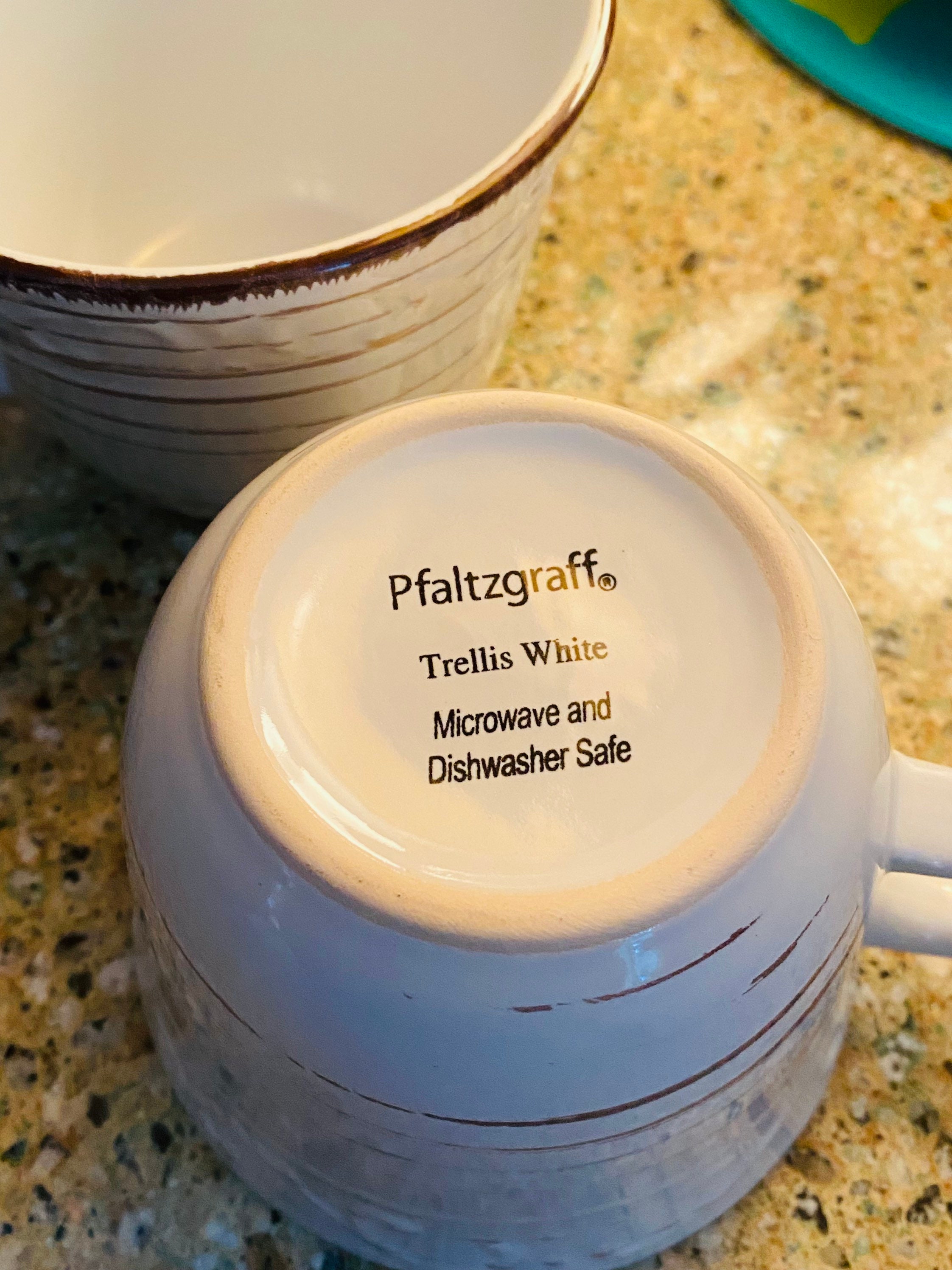 Pfaltzgraff trellis white top