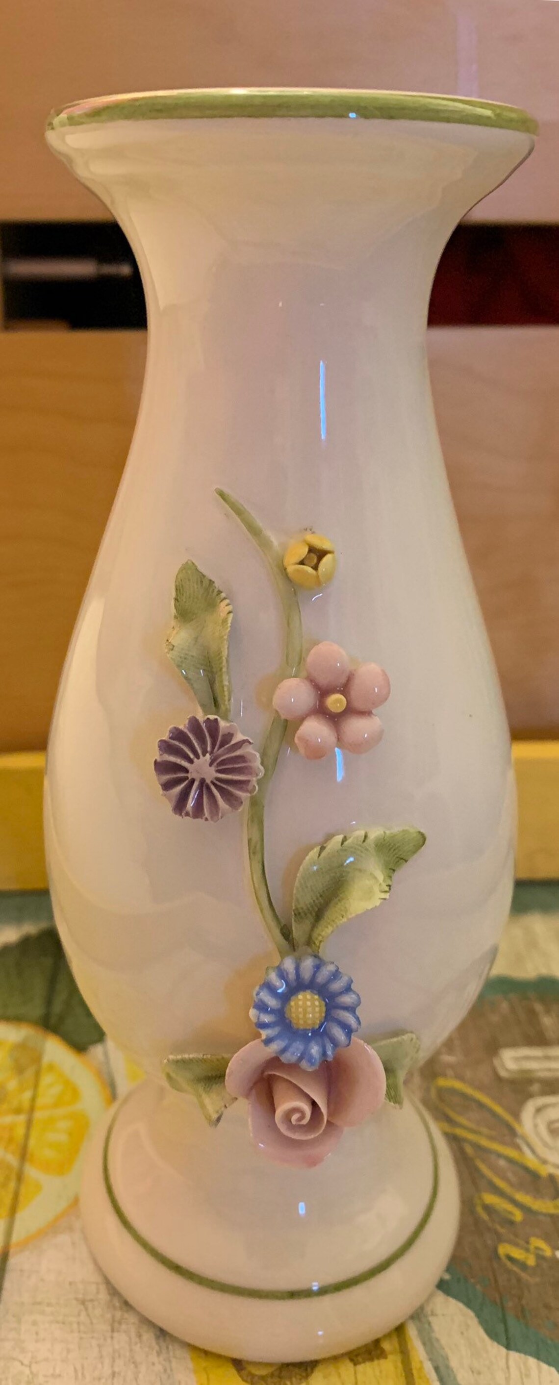 Vintage Porcelain Vase Etsy