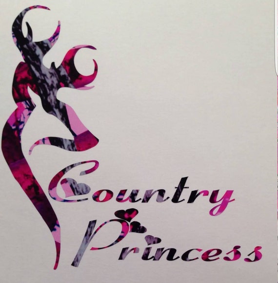 Deer Couple Sticker decal Teal Camo and Muddy CAmo