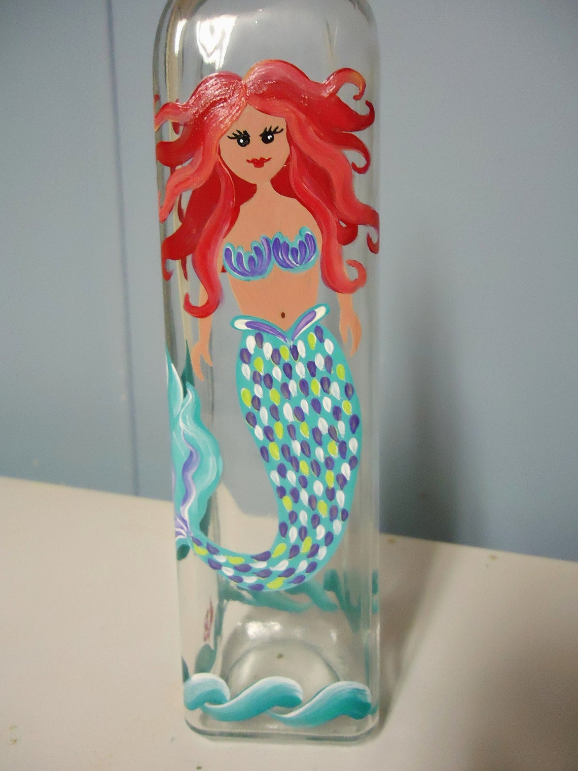 SirenaBotellas de cocinaBotella de vidrio | Etsy