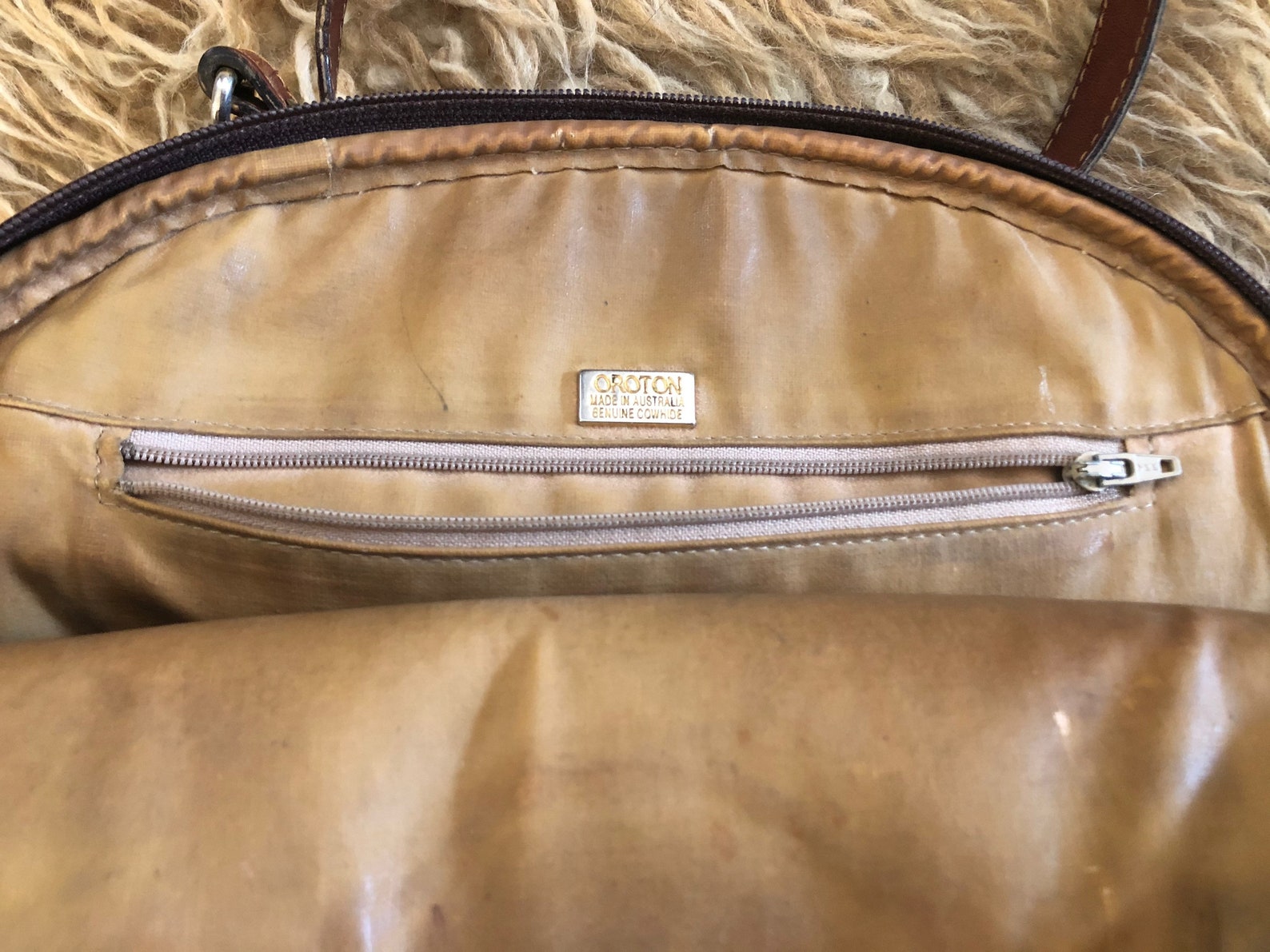 Oroton Australia Leather Vintage Handbag Etsy UK