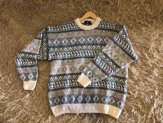 Italian Wool Fair Isle Sweater