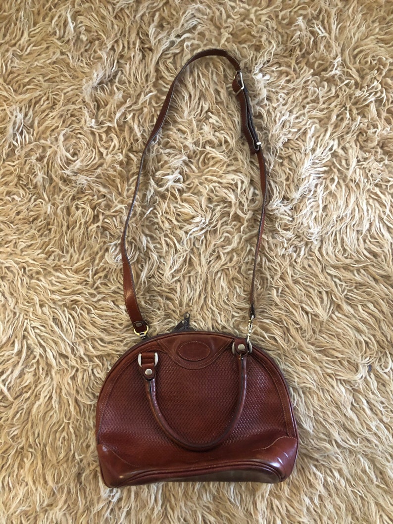 Oroton Australia Leather Vintage Handbag Etsy UK