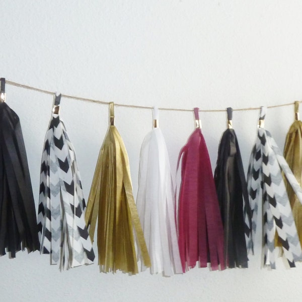 Gold Tassel Garland Etsy