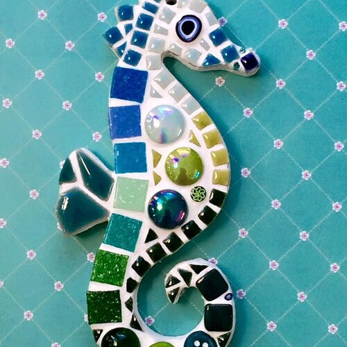 Blue Bird D.I.Y. Mosaic Kit for Adults and Children by Lily Etsy UK