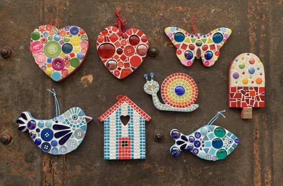 Rainbow Cross Mosaic Kit, Craft Kit, DIY Kit For Adults, Craft Kit