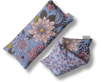 Eye Pillow | Weighted |  Scented or Unscented | Drawstring Cotton Gift Bag | Self Care | Full Bloom