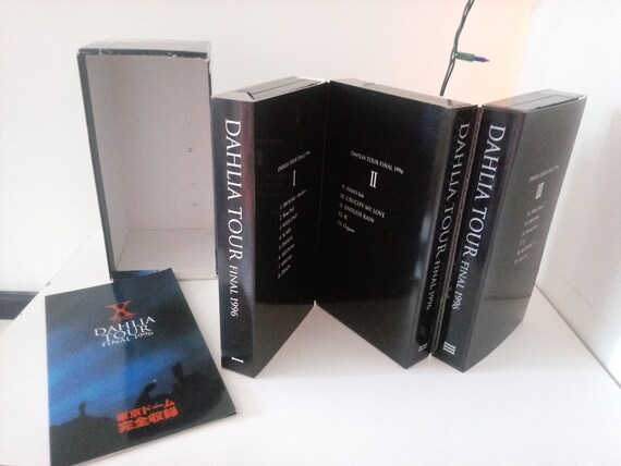 Vintage X Japan Dahlia Tour Final 1996 Vhs Set Etsy Vintage X Japan Dahlia Tour Final 1996 Vhs Set Etsy