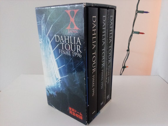 Vintage X Japan Dahlia Tour Final 1996 Vhs Set Etsy Vintage X Japan Dahlia Tour Final 1996 Vhs Set Etsy