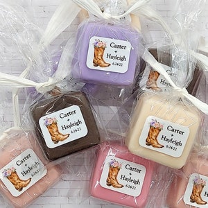 Cowgirl Baby Shower Favors, Mini Soap Party Favors, Country Western, Wild West, Little Cowgirl On the Way, Cow Girl Boots, Birthday, Rodeo image 8