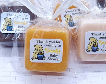 Classic Winnie the Pooh Baby Shower Favor Mini Soap Winnie the Pooh Bear Party Favors Boy Girl Thank You Gift for Guests Bulk Gender Neutral