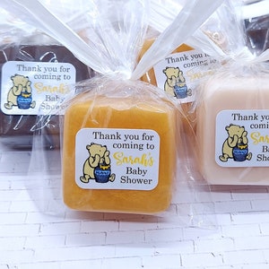 Classic Winnie the Pooh Baby Shower Favor Mini Soap Winnie the Pooh Bear Party Favors Boy Girl Thank You Gift for Guests Bulk Gender Neutral