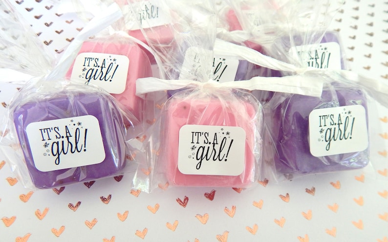 Its A Girl Baby Shower Favor Soaps Baby Shower Favors Girl Etsy
