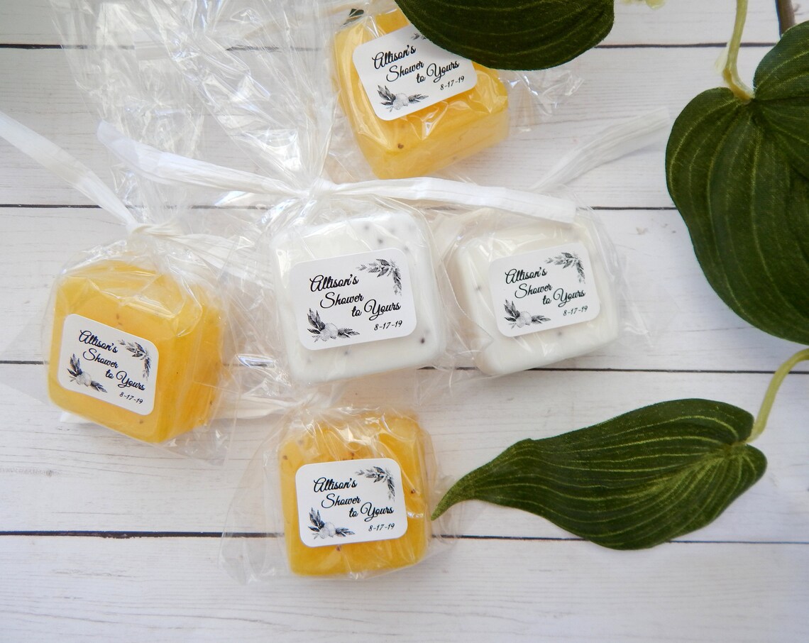 Lemon Bridal Shower Favors Lemon Soap Favors Lemon Theme Etsy