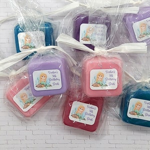 Mermaid Baby Shower Favor 36 Custom Soap Colors Mermaid Theme Birthday Party Favors, Under the Sea, Ocean, Beach, Baby Girl, Thank You image 7