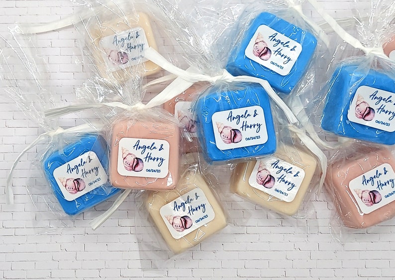 Mermaid Baby Shower Favor 36 Custom Soap Colors Mermaid Theme Birthday Party Favors, Under the Sea, Ocean, Beach, Baby Girl, Thank You image 10