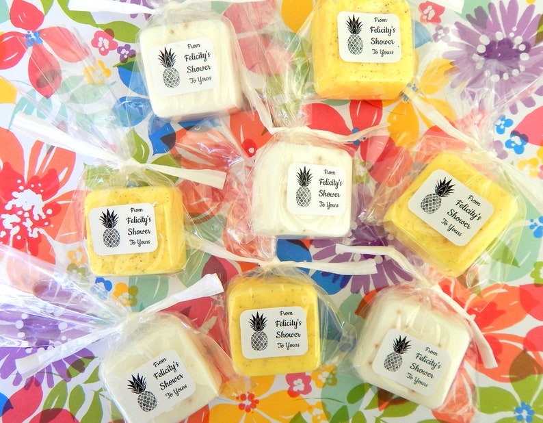 Tropical Bridal Shower Favors For Guests 40 Custom Colors Etsy