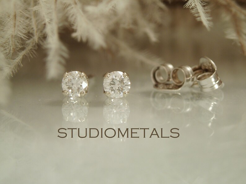 3mm 14k gold stud earrings