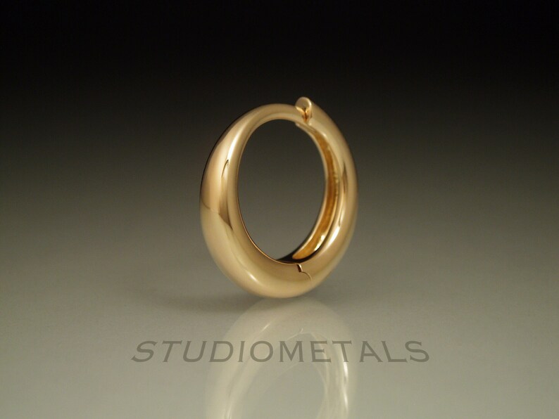 Single Gold Hoop Earring Mens Gold Hoop Pirate Earring Etsy