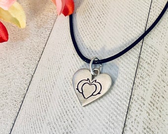 Narwhal Heart Necklace