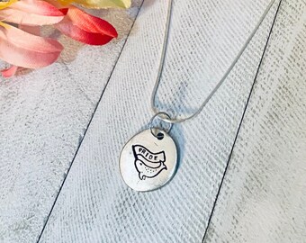 Pride Narwhal Necklace--Pride month, pride gift, LGBTQIA+ gift