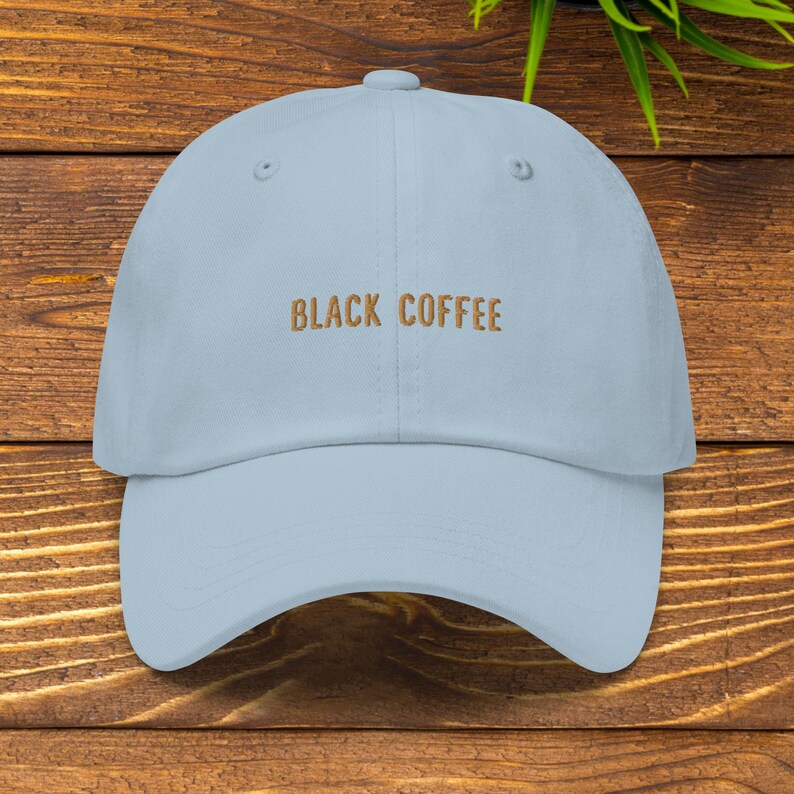 Black Coffee hat Multiple Colors, Embroidered Specialty Coffee Industry dad hat, streetwear, Multiple colorways