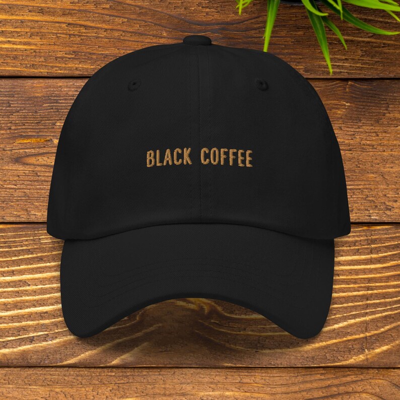 Black Coffee hat Multiple Colors, Embroidered Specialty Coffee Industry dad hat, streetwear, Multiple colorways