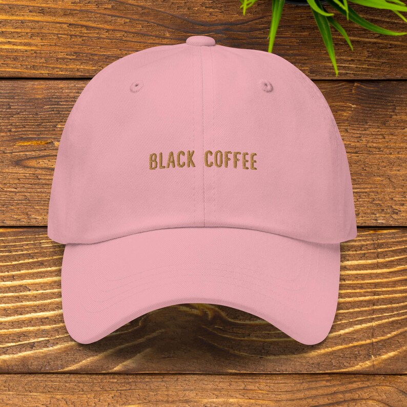 Black Coffee hat Multiple Colors, Embroidered Specialty Coffee Industry dad hat, streetwear, Multiple colorways