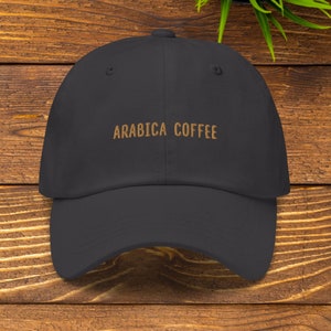 Arabica Coffee hat Multiple Colors, Embroidered Specialty Coffee Industry dad hat, streetwear, Multiple colorways