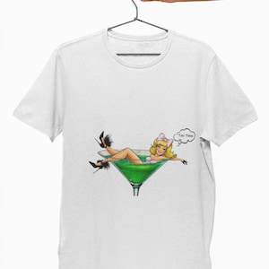 Dirty Martini funny shirt for women, cocktail tee for her