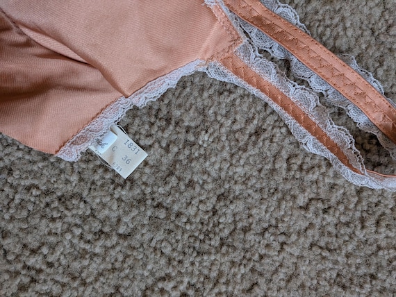 Vintage teddy lingerie, peach lingerie - image 13