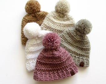 8" Baby Doll Clothes - Crochet Hat
