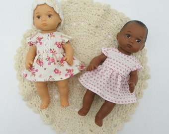 8" Baby Doll Dress and Bloomers Set - Fits Like American Girl ® Little Bitty Baby Doll Clothes